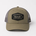 Gorra Columbia Ridge Badge Trucker - Verde Oliva / Gris